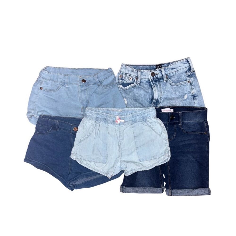Assorted denim shorts